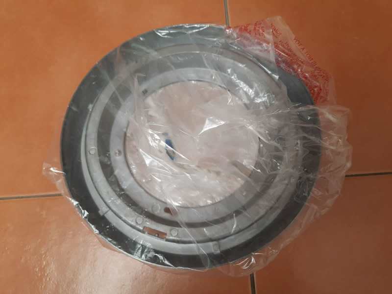 BRILLIANT TEMPEST 2x B22 BRUSHED ALUMINIUM CEILING FAN MOTOR NO BLADES63017318776194113