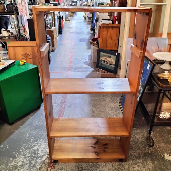 Open back timber book shelf/ tv unit. 62863840249731114