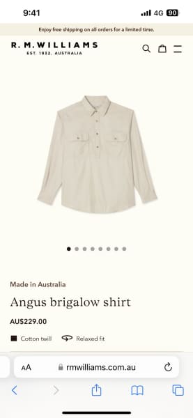 R.M.Williams Angus Shirt