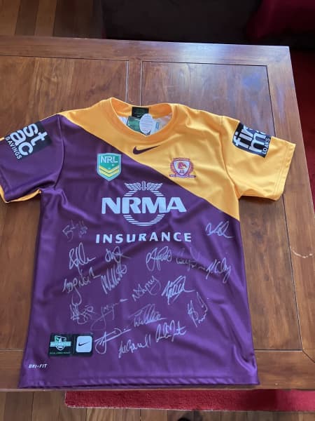 Brisbane Broncos 2023 Autographed/Signed NRL Away Jersey – Autograph  Marketplace Australia