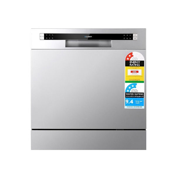 8 Place Settings Benchtop Dishwasher Sliver63014710460161113