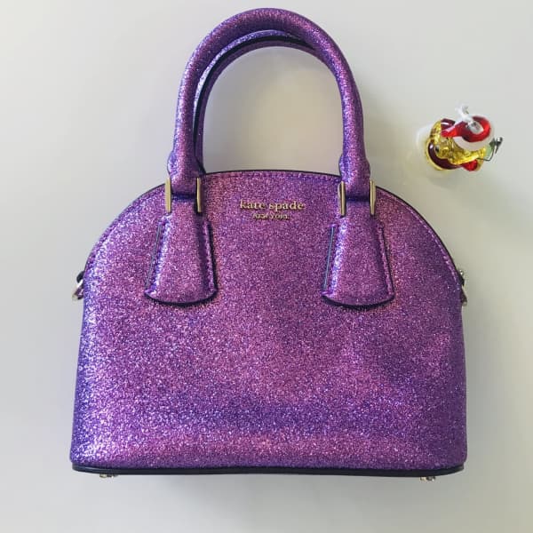 Sylvia glitter mini dome satchel sale