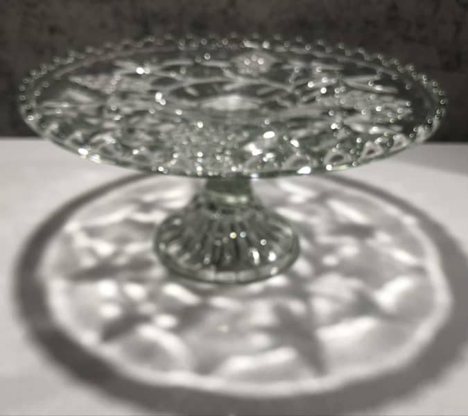 Waterford Cut Crystal Cake Stand