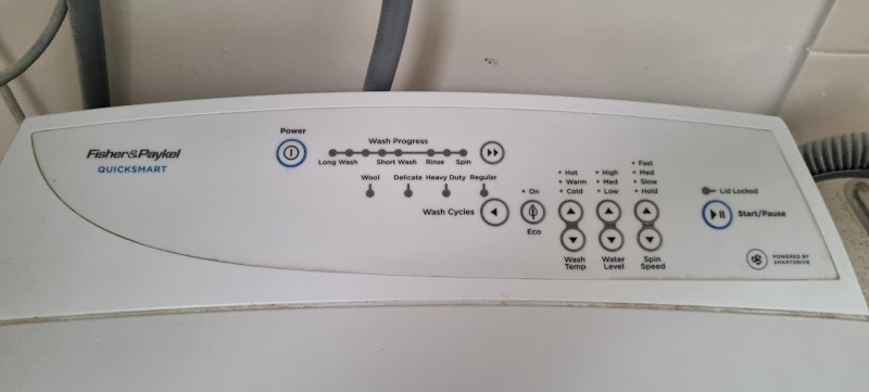 Fisher and Paykel Quicksmart Washing Machine63016062006403111
