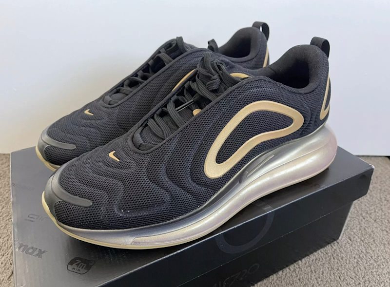 air max 720 black and yellow