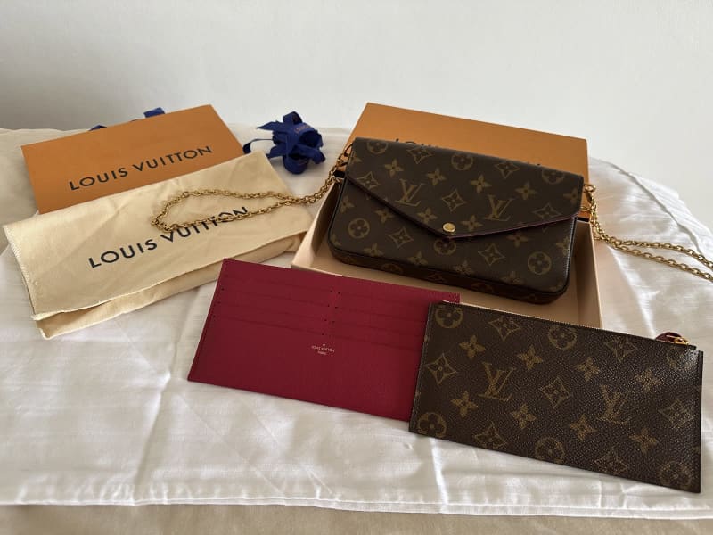 Louis Vuitton Felicie Zip Pouch Insert Limited Edition Metallic