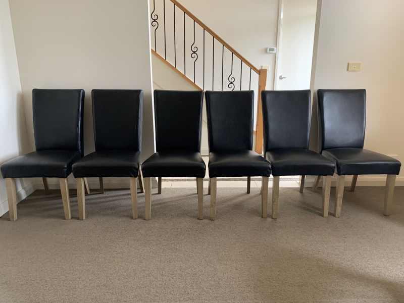 harvey norman dining chairs black