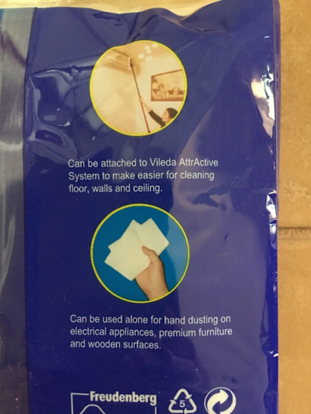 VILEDA - ATTR ACTIVE -ELECTROSTATIC MOP- PU MELVILLE *$25 NOT FREE *62929669147649113