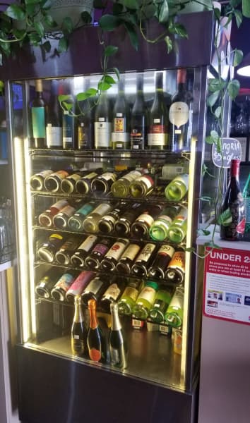 Wine fridge display.NEW COMPRESSOR63470144043649114