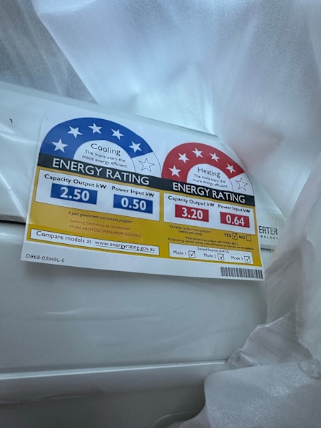 Samsung Split System Air Conditioning Head Unit Only63470141535233112