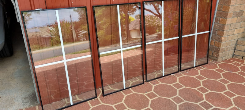 Four beautiful as new French window style double glazing630115589400331125