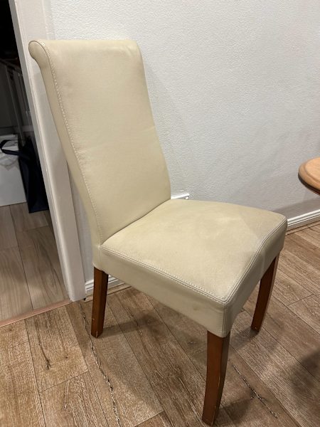 3 x Leather Dining Chairs62863384187777113
