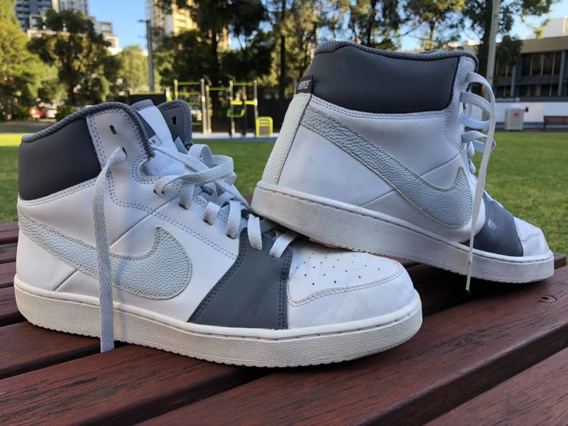 Nike Backboard II Mid White Cool Grey in US Mens Size 10.5 &#47; EU 44.5 Men's Shoes | Gumtree Australia Inner Sydney City | 1300041236