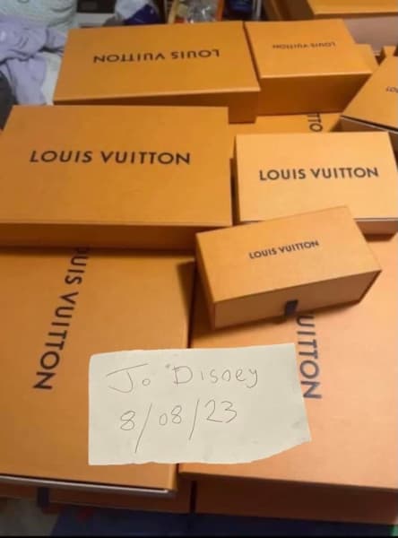 Louis Vuitton, Bags, Louisvuitton Empty Gold Yellow Large Magnetic Storage  Gift Box Ribbon Tissue