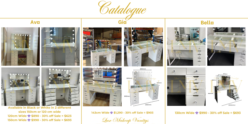 30% OFF SALE ON NOW! ✨ MAKEUP VANITY TABLE AND MIRROR PACKAGE SET 💎628634123498261116