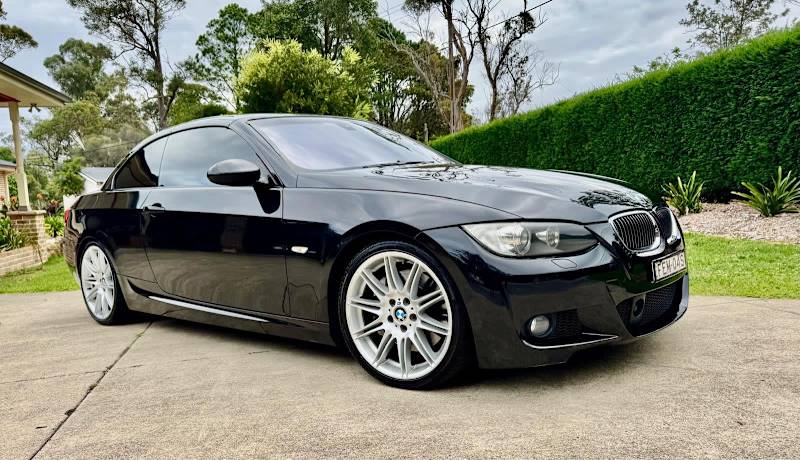 BMW 335i Cabriolet Black RARE MANUAL62933714083074110