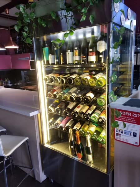 Wine fridge display.NEW COMPRESSOR63470144043649110