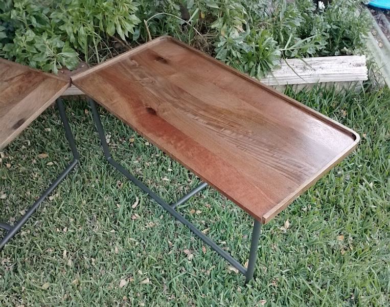 Timber & Metal Pull-Apart Coffee Table Vivin 62863838783874113