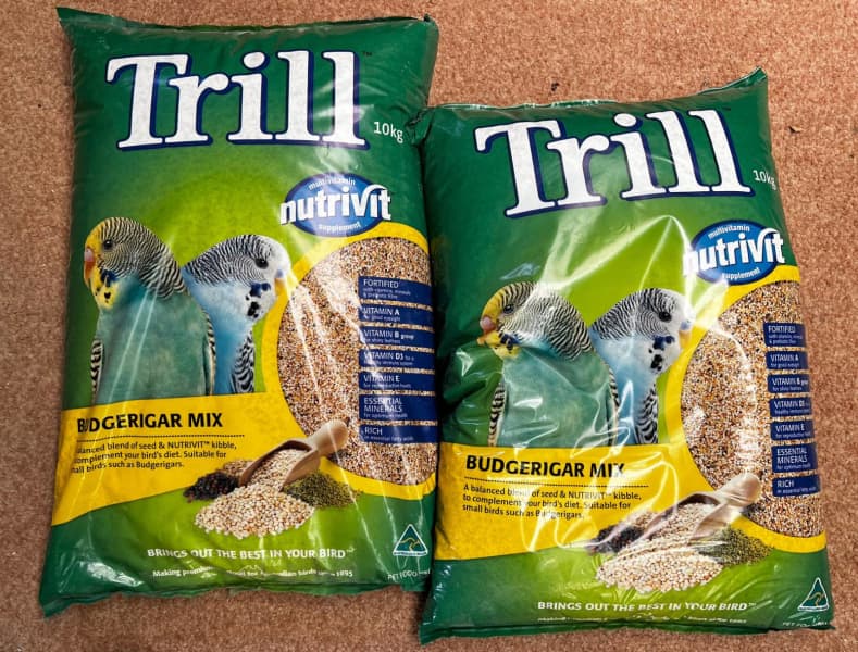 trill 10kg budgie seed