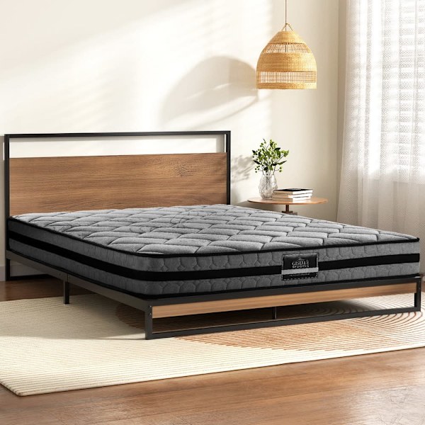 Metal Bed Frame Double Size Beds Platform with Mattress62863384611843114