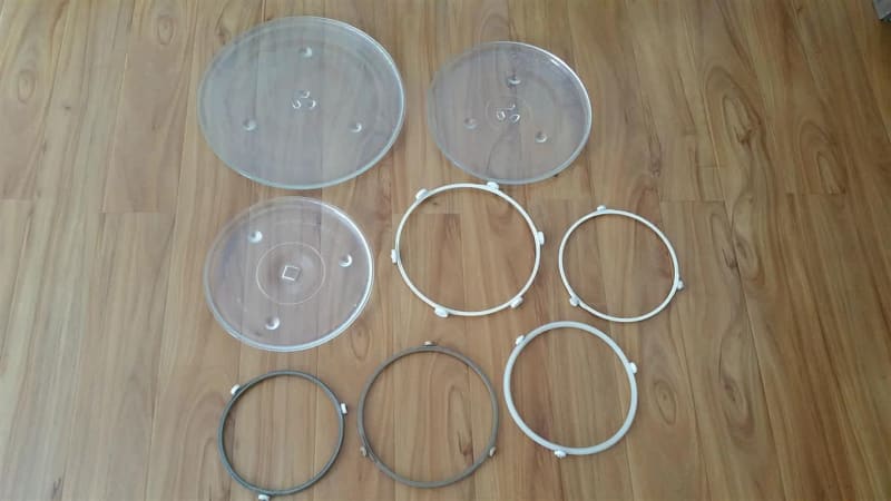 Various Microwave plates and turntables63023086624131110