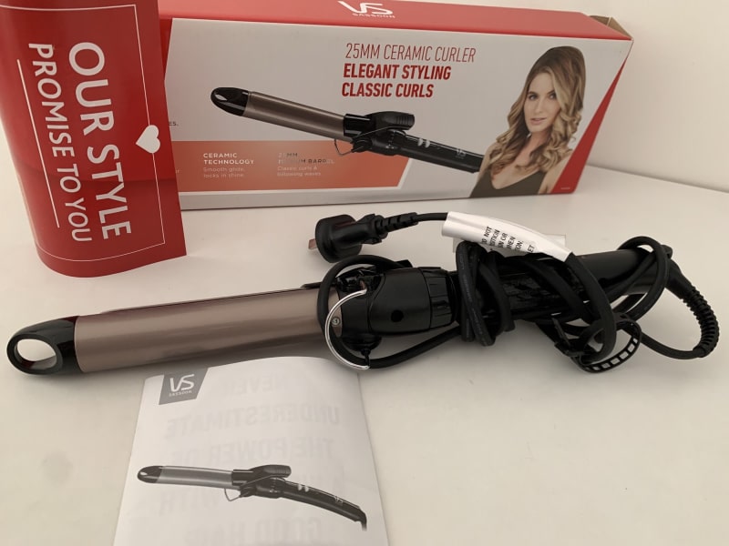 VS Sassoon Ceramic Hair Curler 25mm Black/Bronze63020445190403112