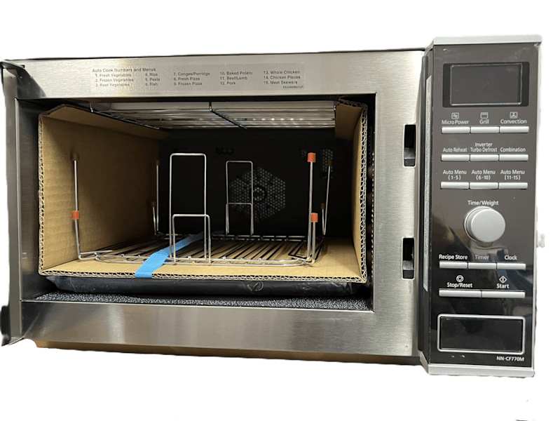 Panasonic 29L Flatbed Convection, Grill, Microwave Oven NNCF770M63021282330243112