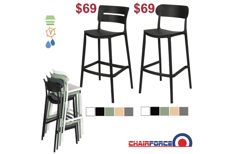 Weatherproof Bar Stools  Stackable, Lightweight and Durable628638406880011110