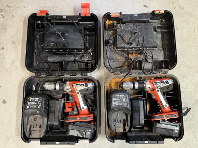 Black & Decker Firestorm 14.4V 4-Tools w/Hard Case,NEW Charger NEW 1x  Battery!