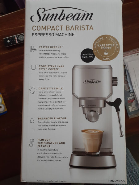 Sunbeam Compact Barista Machine63021731049858111