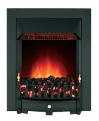 Fireplace Suite: Electric Fire, Cast Iron Fascia & Granite Hearth63442740578946111