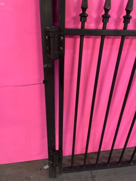 Black Aluminum Security Gate63439507105795114