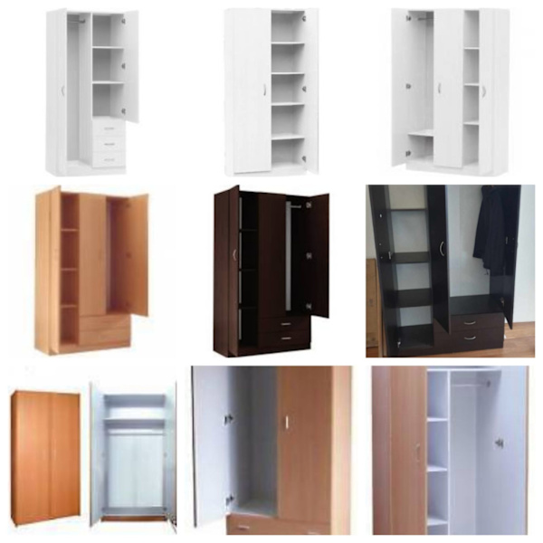 Manufactory large sale brand new 2 door & 3 door wardrobe from $18562863380351617115