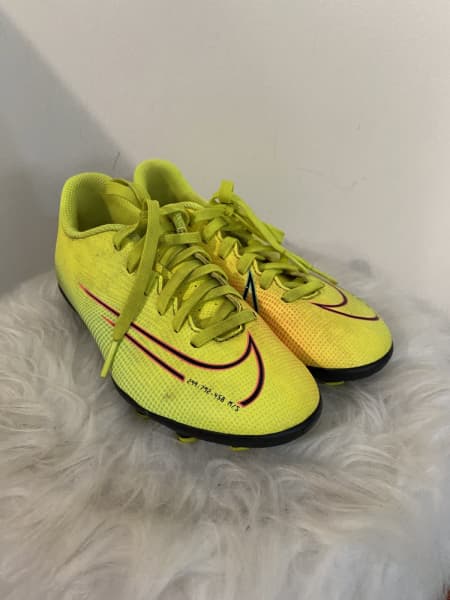 Pre-owned Nike Vapor 13 Elite Mds Fg Soccer Cleats “lemon Venom