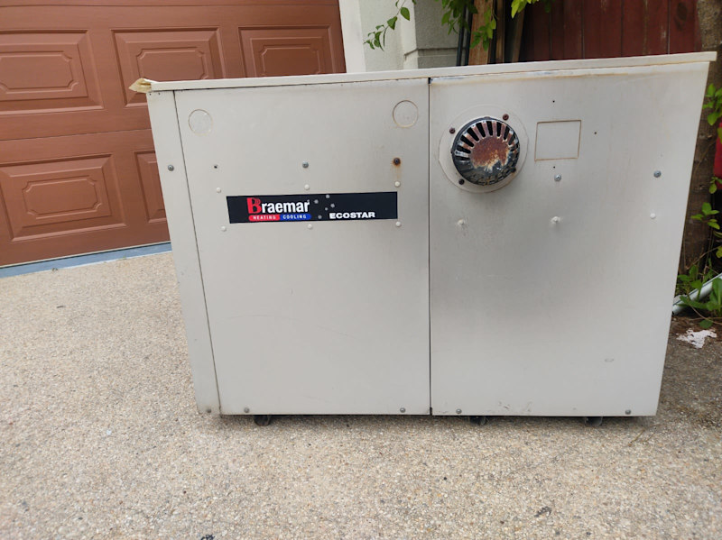 Braemer 35 KW ducted gas heater - second hand63016487419137113