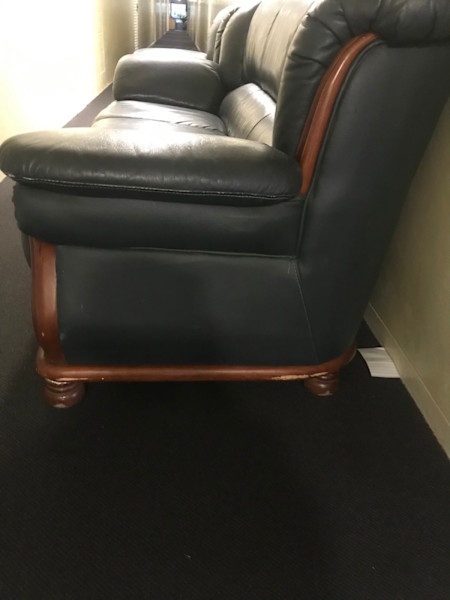 Leather lounge (antique blue)62863840761987112
