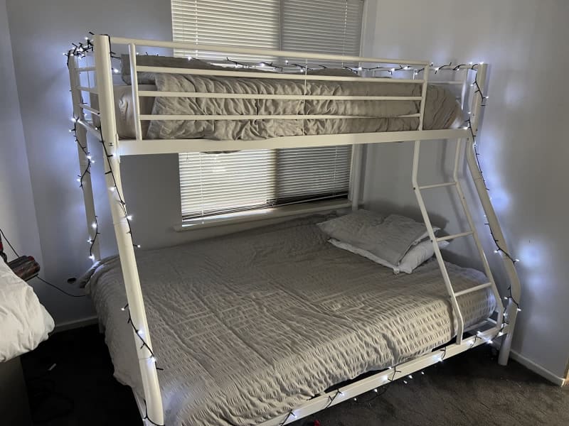 double plus single bunk bed