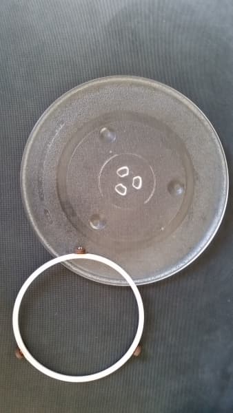 black and decker glass microwave plate, used, various sizes63022182224643111