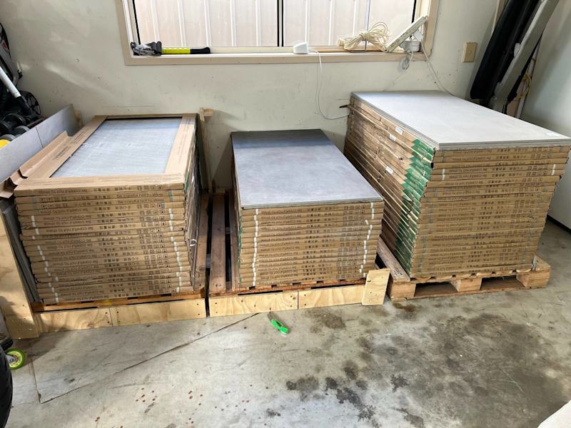 85m2 of Large Format Rectified 1200 x 600 Porcelain Tiles63008480255619114