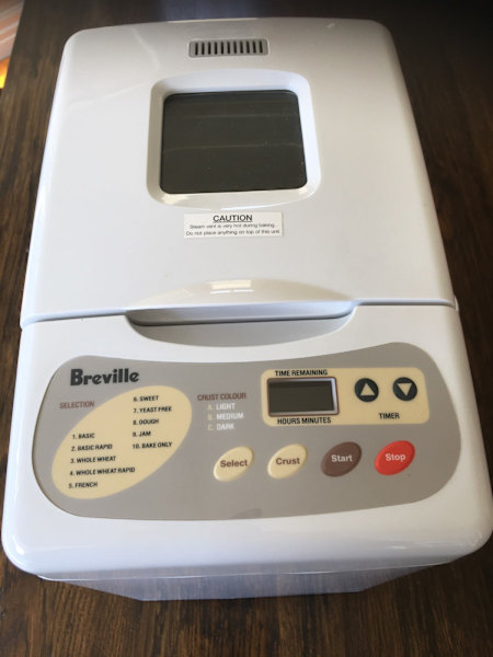 breville bread maker bb290 recipes