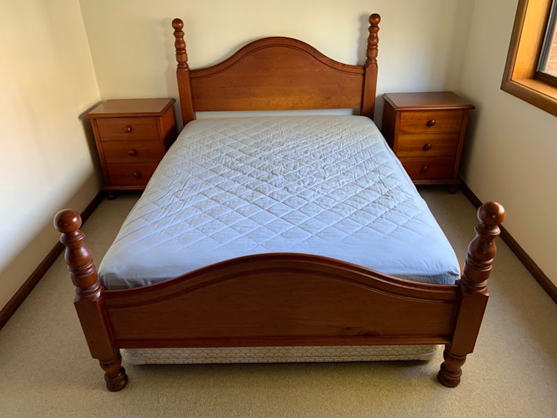 Double Bedroom Suite Solid Timber Beds Gumtree Australia The Hills
