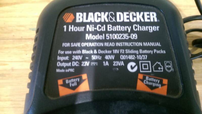 Cash Converters - Black & Decker Battery Charger 5100235-09