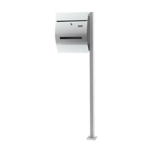 Free Standing LETTERBOX MAILBOX Stainless Steel LOCKABLE PAPER HOLDER630089801318431115