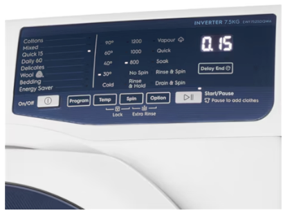 Electrolux 7.5kg Washing Machine63012913052545112