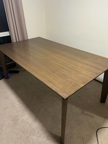 Buffet table and dining table with 5 chairs62863837921281113