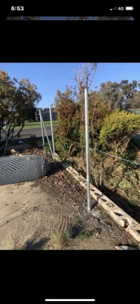 GAL 40mm FENCE POSTS AS NEW63014240954243112
