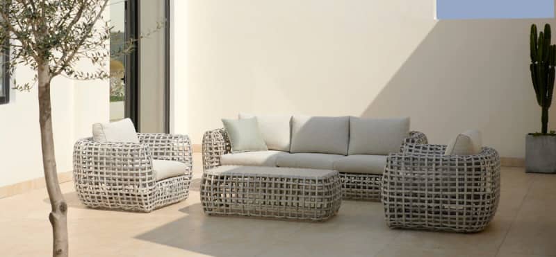 loungeset wicker outlet