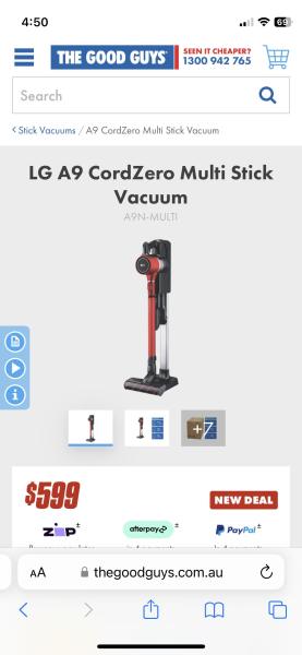 Black & Decker Dustbuster Pivot 18V Lithium PV1820L Vacuum Cleaner, Vacuum  Cleaners, Gumtree Australia Manningham Area - Doncaster East