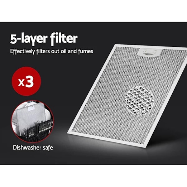 Fixed Range Hood Stainless Steel Kitchen Canopy 90cm 900mm63016484340611111