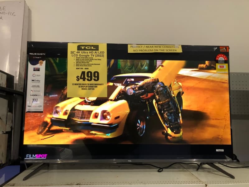 TCL 50 P735 4K Ultra HD AI LED LCD Google TV 2022 (50P735